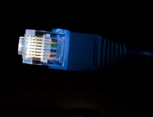 10-baseT ethernet cable plug